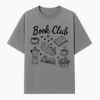 Book Club Art Print with Coffee, Croissant, and Reading Themes - Perfect for Coffee Lovers and Book Enthusiasts - T-shirt 1758341641040.jpg