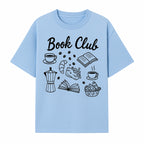Book Club Art Print with Coffee, Croissant, and Reading Themes - Perfect for Coffee Lovers and Book Enthusiasts - T-shirt 1758341641184.jpg