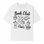 Book Club Art Print with Coffee, Croissant, and Reading Themes - Perfect for Coffee Lovers and Book Enthusiasts - T-shirt 1758341642012.jpg