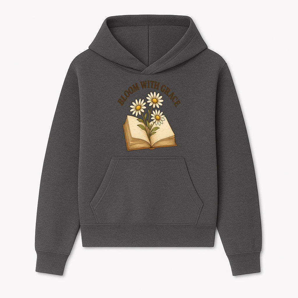 Bloom with Grace Floral Book Art Print - Inspirational Decor for Home, Office, and Gift Giving - Hoodie 1758341656164.jpg