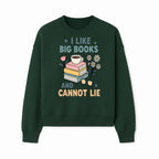 Big Books and Coffee Graphic Tee - Perfect Gift for Book Lovers & Readers, Cute Floral Design, Literary Humor Shirt - Sweatshirt 1758341663086.jpg
