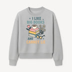 Big Books and Coffee Graphic Tee - Perfect Gift for Book Lovers & Readers, Cute Floral Design, Literary Humor Shirt - Sweatshirt 1758341663218.jpg