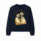 Bloom with Grace Floral Book Art Print - Inspirational Decor for Home, Office, and Gift Giving - Sweatshirt 1758341663257.jpg