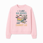 Big Books and Coffee Graphic Tee - Perfect Gift for Book Lovers & Readers, Cute Floral Design, Literary Humor Shirt - Sweatshirt 1758341663473.jpg
