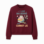 Big Books and Coffee Graphic Tee - Perfect Gift for Book Lovers & Readers, Cute Floral Design, Literary Humor Shirt - Sweatshirt 1758341663643.jpg