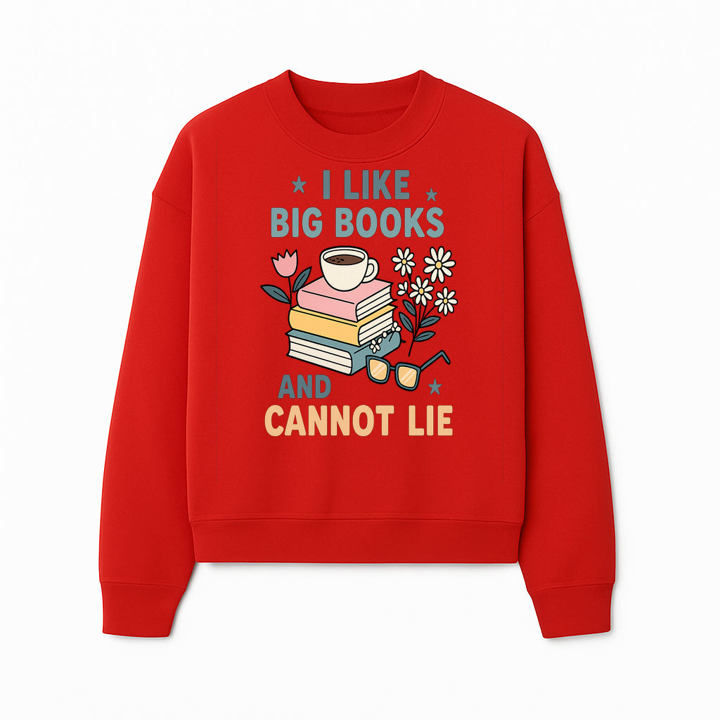 Big Books and Coffee Graphic Tee - Perfect Gift for Book Lovers & Readers, Cute Floral Design, Literary Humor Shirt - Sweatshirt 1758341663981.jpg