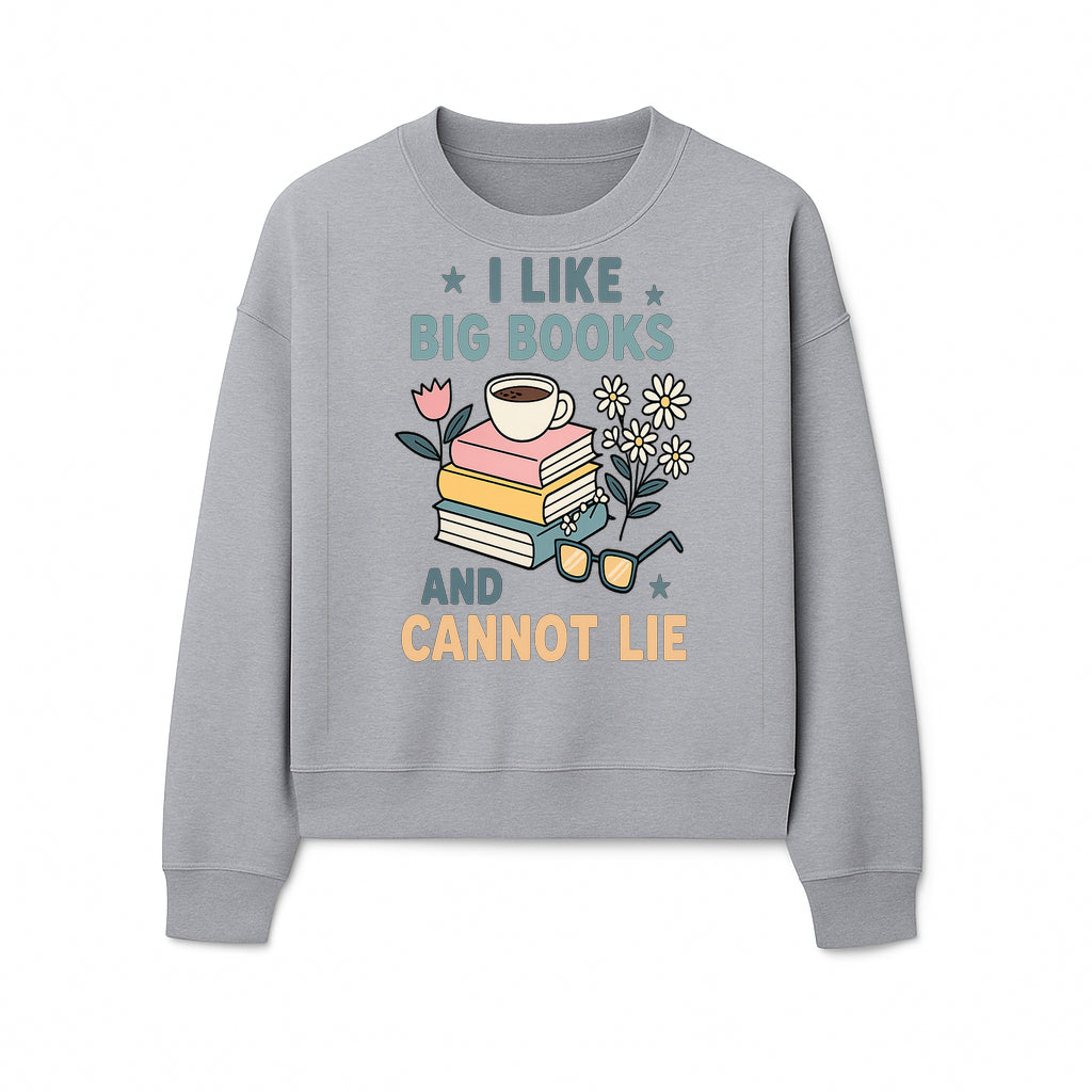 Big Books and Coffee Graphic Tee - Perfect Gift for Book Lovers & Readers, Cute Floral Design, Literary Humor Shirt - Sweatshirt 1758341664117.jpg