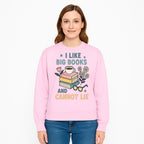 Big Books and Coffee Graphic Tee - Perfect Gift for Book Lovers & Readers, Cute Floral Design, Literary Humor Shirt - Sweatshirt 1758341665573.jpg