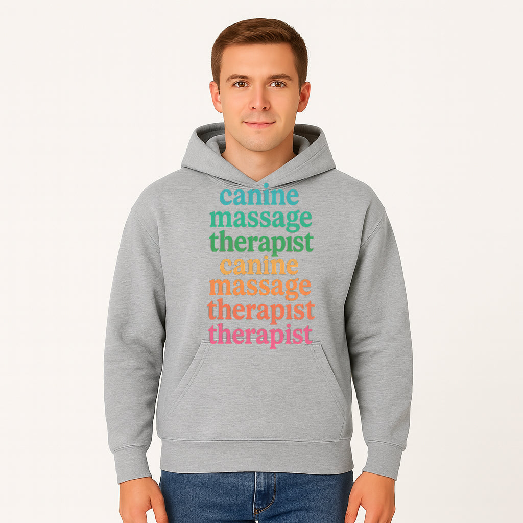 Canine Massage Therapist T-Shirt - Pet Wellness, Dog Massage, Animal Therapy Apparel, Gift for Dog Owners, Veterinarians - Hoodie 1758350836691.jpg
