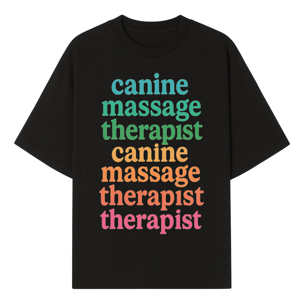 Canine Massage Therapist T-Shirt - Pet Wellness, Dog Massage, Animal Therapy Apparel, Gift for Dog Owners, Veterinarians - T-shirt 1758350837111.jpg