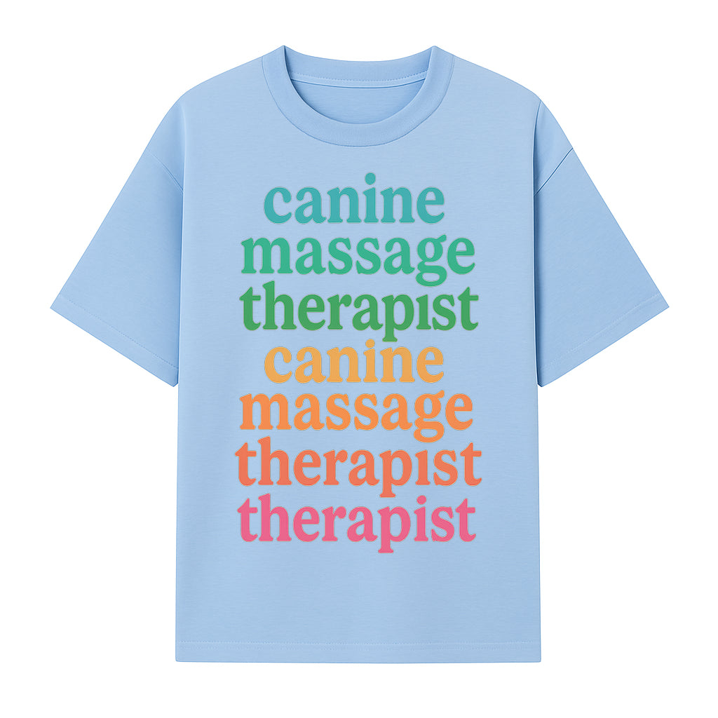 Canine Massage Therapist T-Shirt - Pet Wellness, Dog Massage, Animal Therapy Apparel, Gift for Dog Owners, Veterinarians - T-shirt 1758350837635.jpg