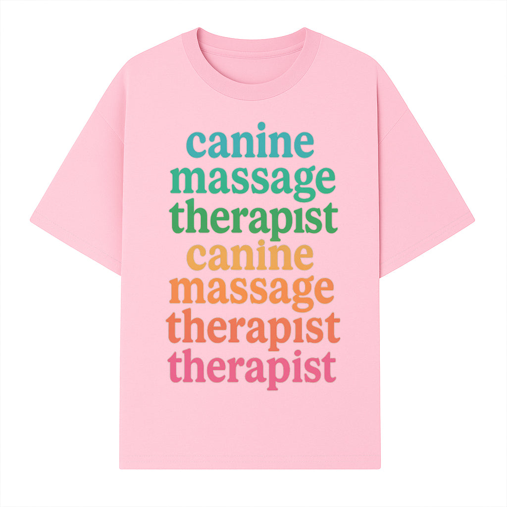 Canine Massage Therapist T-Shirt - Pet Wellness, Dog Massage, Animal Therapy Apparel, Gift for Dog Owners, Veterinarians - T-shirt 1758350837767.jpg