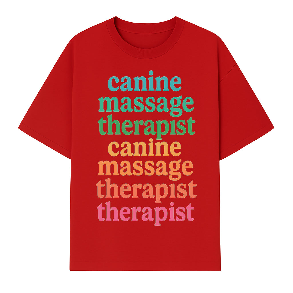 Canine Massage Therapist T-Shirt - Pet Wellness, Dog Massage, Animal Therapy Apparel, Gift for Dog Owners, Veterinarians - T-shirt 1758350838124.jpg