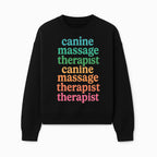 Canine Massage Therapist T-Shirt - Pet Wellness, Dog Massage, Animal Therapy Apparel, Gift for Dog Owners, Veterinarians - Sweatshirt 1758350839891.jpg
