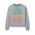 Canine Massage Therapist T-Shirt - Pet Wellness, Dog Massage, Animal Therapy Apparel, Gift for Dog Owners, Veterinarians - Sweatshirt 1758350841101.jpg