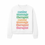 Canine Massage Therapist T-Shirt - Pet Wellness, Dog Massage, Animal Therapy Apparel, Gift for Dog Owners, Veterinarians - Sweatshirt 1758350841255.jpg