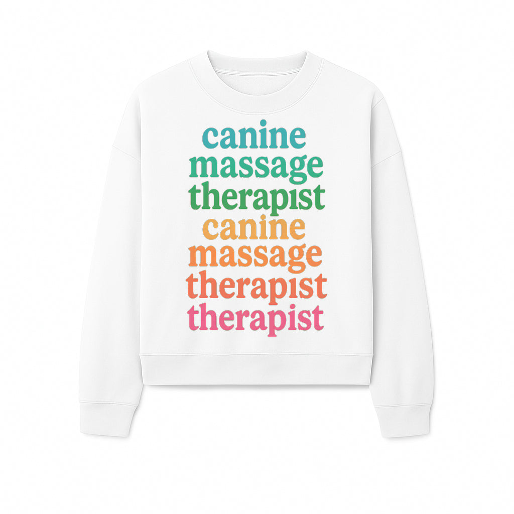 Canine Massage Therapist T-Shirt - Pet Wellness, Dog Massage, Animal Therapy Apparel, Gift for Dog Owners, Veterinarians - Sweatshirt 1758350841255.jpg