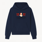 Christmas Massage Therapist Gift | Santa Illustration with Bows | Relaxation Spa Decor | Holiday Therapy Humor - Hoodie 1758350853054.jpg
