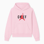Chef Jordan Style Graphic Tee | Red Silhouette Chef Design | Urban Cooking Fashion | Unique Chef Apparel for Foodies - Hoodie 1758386157422.jpg