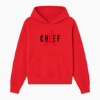 Chef Jordan Style Graphic Tee | Red Silhouette Chef Design | Urban Cooking Fashion | Unique Chef Apparel for Foodies - Hoodie 1758386157838.jpg