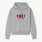 Chef Jordan Style Graphic Tee | Red Silhouette Chef Design | Urban Cooking Fashion | Unique Chef Apparel for Foodies - Hoodie 1758386157978.jpg