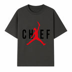 Chef Jordan Style Graphic Tee | Red Silhouette Chef Design | Urban Cooking Fashion | Unique Chef Apparel for Foodies - T-shirt 1758386159891.jpg