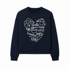 Baking Ingredients Wall Art | Kitchen Decor Print with Eggs, Flour, Sugar, Milk, Ginger, Vanilla, Perfect for Home Bakers and Chefs - Sweatshirt 1758386159921.jpg