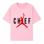 Chef Jordan Style Graphic Tee | Red Silhouette Chef Design | Urban Cooking Fashion | Unique Chef Apparel for Foodies - T-shirt 1758386160469.jpg