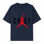 Chef Jordan Style Graphic Tee | Red Silhouette Chef Design | Urban Cooking Fashion | Unique Chef Apparel for Foodies - T-shirt 1758386160736.jpg