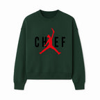Chef Jordan Style Graphic Tee | Red Silhouette Chef Design | Urban Cooking Fashion | Unique Chef Apparel for Foodies - Sweatshirt 1758386163069.jpg