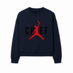 Chef Jordan Style Graphic Tee | Red Silhouette Chef Design | Urban Cooking Fashion | Unique Chef Apparel for Foodies - Sweatshirt 1758386163747.jpg