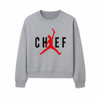 Chef Jordan Style Graphic Tee | Red Silhouette Chef Design | Urban Cooking Fashion | Unique Chef Apparel for Foodies - Sweatshirt 1758386164013.jpg