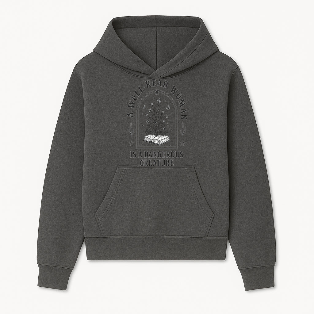 A Well-Read Woman is a Dangerous Creature Art Print - Literary Inspirational Decor for Book Lovers - Hoodie 1758388386342.jpg