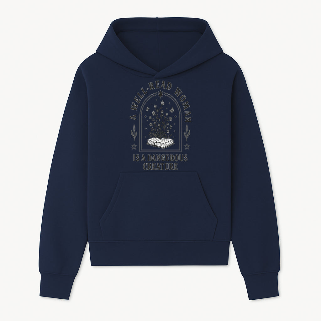 A Well-Read Woman is a Dangerous Creature Art Print - Literary Inspirational Decor for Book Lovers - Hoodie 1758388387291.jpg