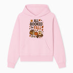 All Booked for Fall Cozy Decor - Autumn Books, Pumpkin, Coffee Mug, Fall Leaves, Warm Scarf, Seasonal Home Decor - Hoodie 1758388389658.jpg