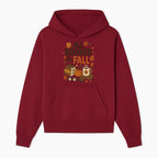 All Booked for Fall Cozy Decor - Autumn Books, Pumpkin, Coffee Mug, Fall Leaves, Warm Scarf, Seasonal Home Decor - Hoodie 1758388389795.jpg