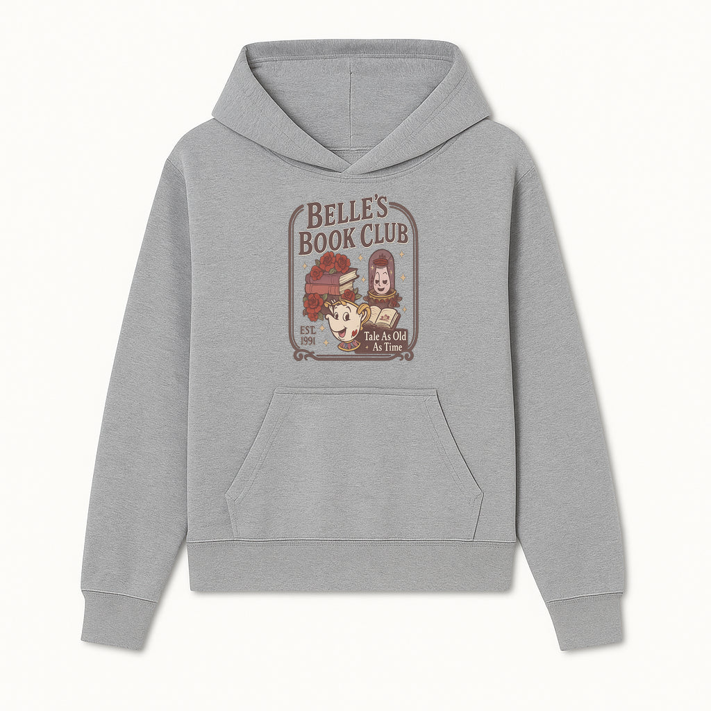 Belle's Book Club Vintage Design, EST 1991, Enchanted Storytelling Tee, Tale As Old As Time, Beauty and the Beast Inspired Merchandise - Hoodie 1758388390086.jpg