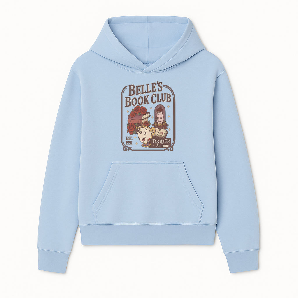 Belle's Book Club Vintage Design, EST 1991, Enchanted Storytelling Tee, Tale As Old As Time, Beauty and the Beast Inspired Merchandise - Hoodie 1758388390239.jpg