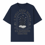 A Well-Read Woman is a Dangerous Creature Art Print - Literary Inspirational Decor for Book Lovers - T-shirt 1758388390316.jpg
