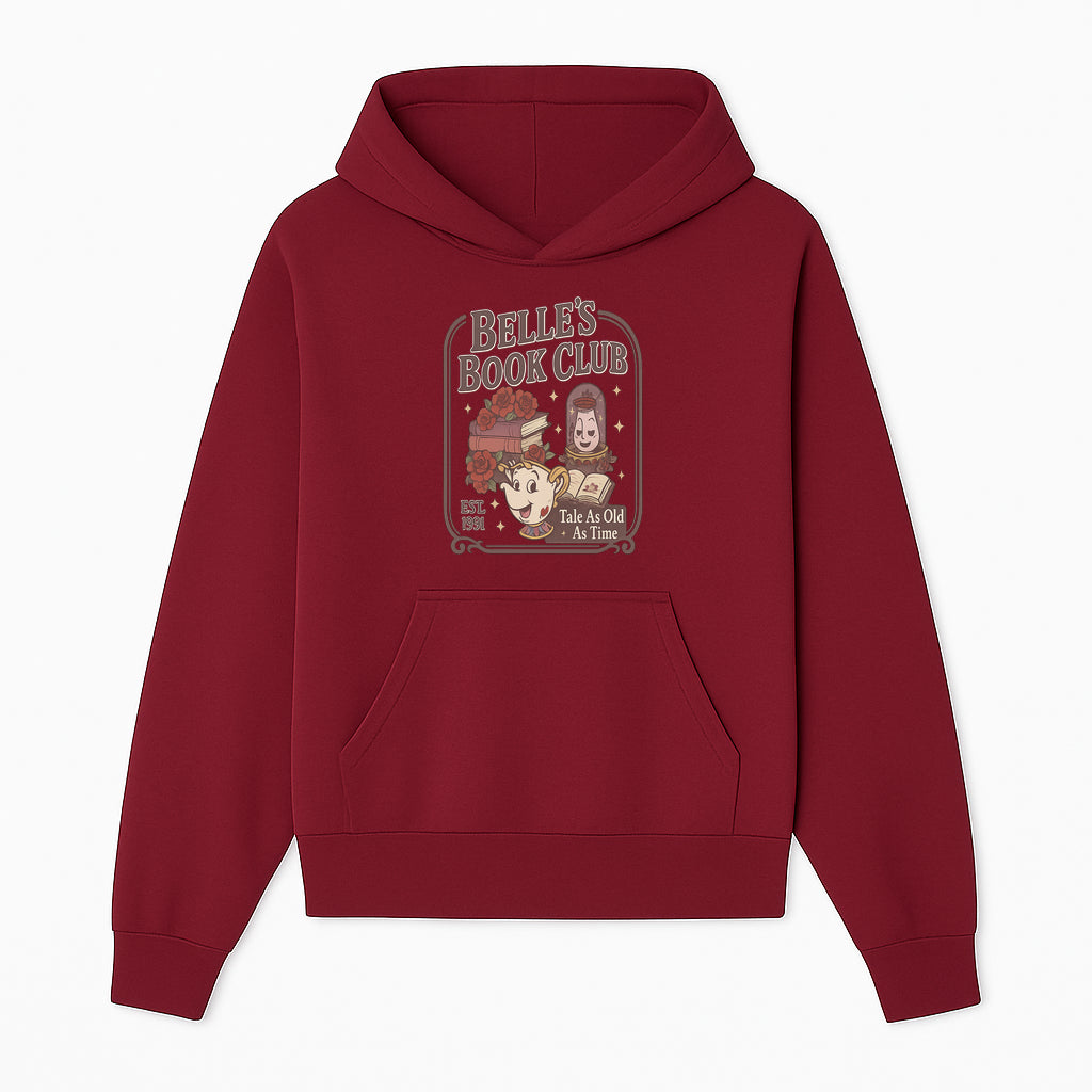 Belle's Book Club Vintage Design, EST 1991, Enchanted Storytelling Tee, Tale As Old As Time, Beauty and the Beast Inspired Merchandise - Hoodie 1758388390542.jpg