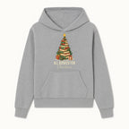 All Booked for Christmas - Festive Book Tree Art Print, Holiday Decor for Book Lovers, Christmas Gift Idea - Hoodie 1758388391111.jpg