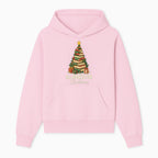 All Booked for Christmas - Festive Book Tree Art Print, Holiday Decor for Book Lovers, Christmas Gift Idea - Hoodie 1758388391388.jpg
