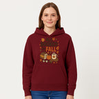 All Booked for Fall Cozy Decor - Autumn Books, Pumpkin, Coffee Mug, Fall Leaves, Warm Scarf, Seasonal Home Decor - Hoodie 1758388391603.jpg