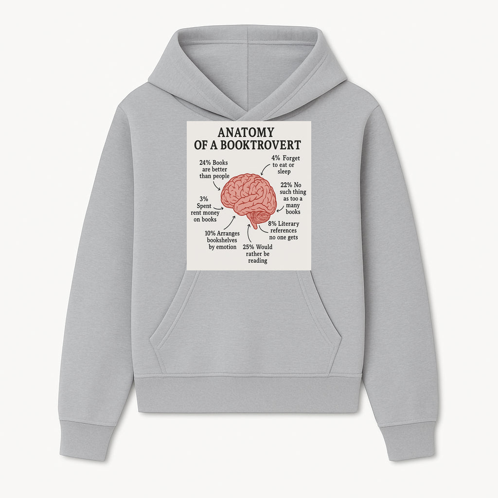 Anatomy of a Booktrovert Wall Art - Funny Book Lover Printable - Reading Humor Decor for Bibliophiles and Bookworms - Hoodie 1758388391788.jpg