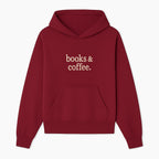 Books & Coffee Wall Art Print | Cozy Home Decor for Readers | Inspirational Quote Poster | Perfect Gift for Book Lovers - Hoodie 1758388391836.jpg