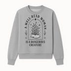 A Well-Read Woman is a Dangerous Creature Art Print - Literary Inspirational Decor for Book Lovers - Sweatshirt 1758388392166.jpg