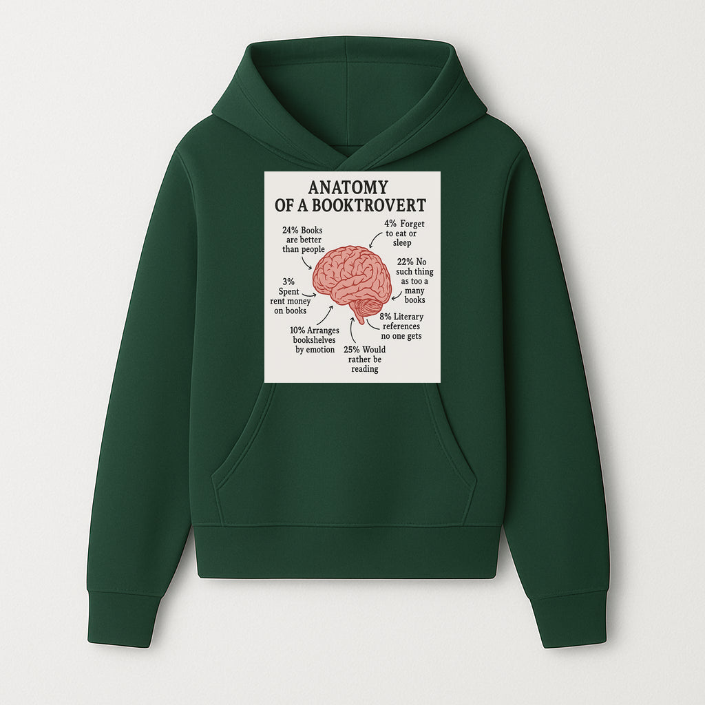 Anatomy of a Booktrovert Wall Art - Funny Book Lover Printable - Reading Humor Decor for Bibliophiles and Bookworms - Hoodie 1758388392198.jpg