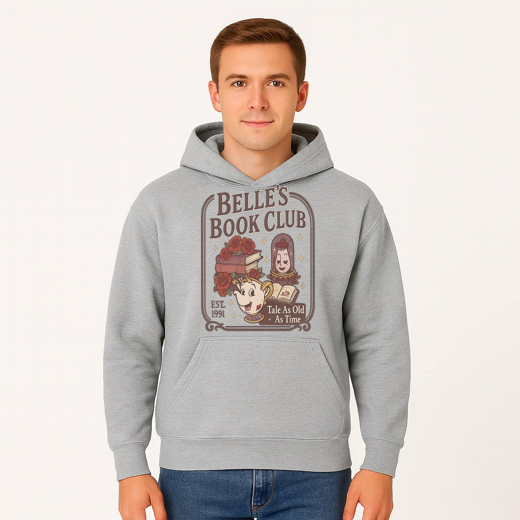 Belle's Book Club Vintage Design, EST 1991, Enchanted Storytelling Tee, Tale As Old As Time, Beauty and the Beast Inspired Merchandise - Hoodie 1758388392226.jpg