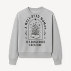 A Well-Read Woman is a Dangerous Creature Art Print - Literary Inspirational Decor for Book Lovers - Sweatshirt 1758388392713.jpg