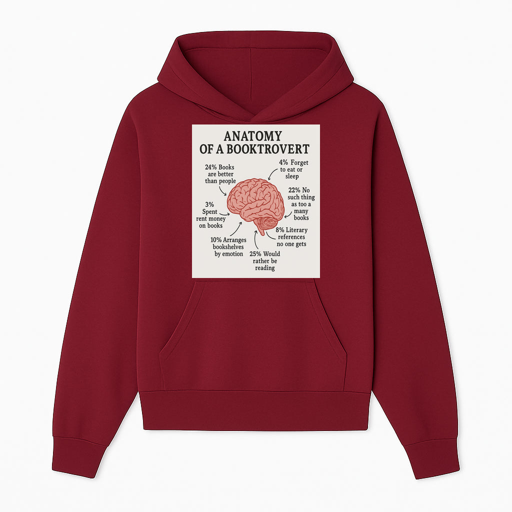 Anatomy of a Booktrovert Wall Art - Funny Book Lover Printable - Reading Humor Decor for Bibliophiles and Bookworms - Hoodie 1758388392799.jpg